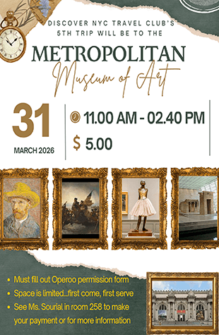 natural history museum trip flyer